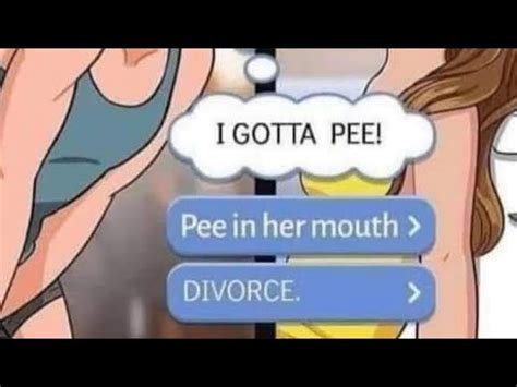 pee in her mouth